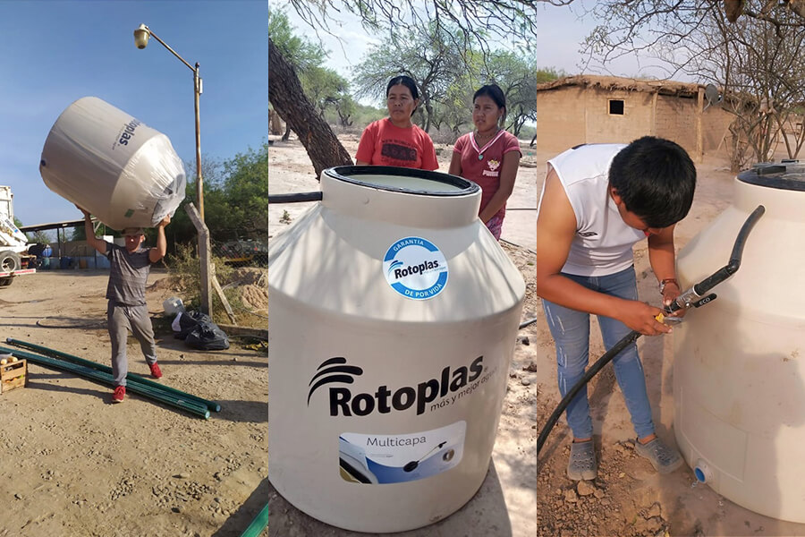 Grupo Rotoplas colabora con la comunidad Wichi